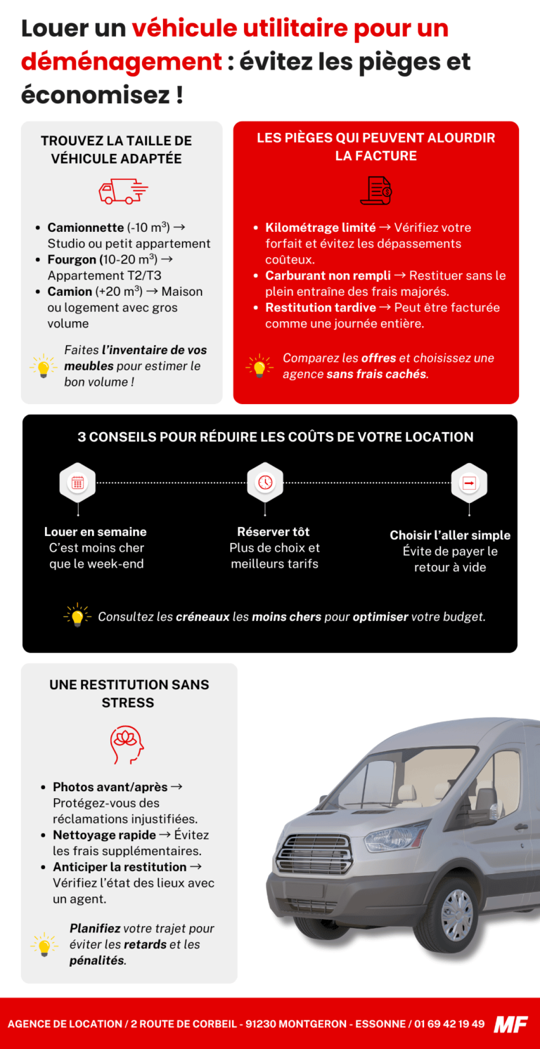 Location véhicule utilitaire déménagement